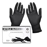 Ritter Premium Nitrilhandschuhe schwarz 100 Stück - Einweghandschuhe latexfrei - Einmalhandschuhe...