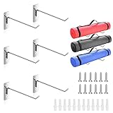 6 Stück/3 Set Yogamattenhalter, Wandhalterung Yogamatten, Fitnessstudio, Zubehör zum Aufhängen...
