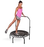 Testsiegertrampolin - JumpSport Fitnesstrampolin - Gummiseile (Modell 350) Premium Minitrampolin -...