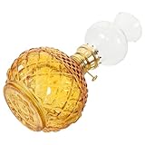 Toyvian Vintage Retro Petroleumlampe aus Glas Dekorative Öllampe für Zuhause Nachttisch oder...