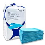 MaiMed Sorb F+ Bettunterlage wasserdicht 60x90 cm - Saugstarke Inkontinenzunterlage Einweg...