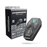 Interphone U-COM 3HD Einzelgerät – Bluetooth Headset fürs Motorrad – Motorrad Sprechanlage...