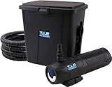 T.I.P. Teichaußenfilter-Set MTS 4000 UV 9 – Effizientes Filtersystem für Teiche bis 4.000 l mit...