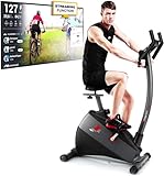 Ergometer SPORTSTECH ESX500 mit Smartphone App Steuerung + Google Street View Lauf + 5,5 Zoll...