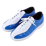 ZUNKY Unisex Bowling -Schuhe Weit Sitzende Rasenschalen -Trainer Leichte Schalen -Turnschuhe,Blau,46...