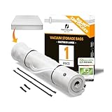 PACKDUDE Vakuumbeutel für Matratzen bis 200x200cm (Beutelgröße: 250x240cm) I Matratzen...