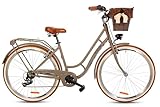 Goetze Retro Damenfahrrad Stillvoll Vintage Holland Citybike, 28 Zoll Alu Räder, 7 Gang Shimano...