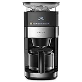 Krups KM8328 Grind Aroma Kaffeemaschine mit Mahlwerk | 24-Stunden-Timer | 180 g Bohnenbehälter |...