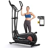 MERACH Umweltfreundlich Crosstrainer für Zuhause mit 47 cm Schrittlänge, Ultraleise...