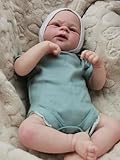 RXDOLL Lebensechte Neugeborene Puppe Mädchen 17 Zoll Realistische Reborn Babypuppen Silikon...