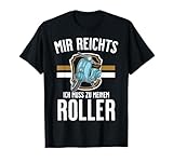 Roller Geschenk für Rollerfahrer Herren Damen Scooterfahrer T-Shirt