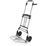 Brandson – Sackkarre klappbar – 150 kg Last – Transportkarre - Vollgummireifen –- inkl....