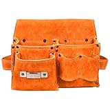 Werkzeugtasche für Elektriker, Werkzeugtasche aus Rindsleder mit hoher Kapazität und...