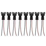 Zeizafa Kfz Anschlussklemmen Hochtemperaturbeständiger Kabelbaum EV1-Kraftstoffeinspritzdüsen...