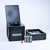 BOXIO Toilet MAX Komplettset, Mobile Trenntoilette, kompakte Campingtoilette 40x30x28 cm, inkl....