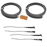 Bullwhip Fall und Bullwhip Cracker/Whip Popper – Peitschenreparaturset (Schwarz) Lauter Whip...