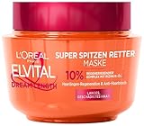 L'Oréal Paris Elvital Anti Spliss Haarmaske für langes, geschädigtes Haar, Intensive Haarkur zum...
