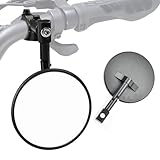 HUOGEE Motorrad Spiegel 2 Stück E24 Geprüft, mit 22mm Spiegelhalterungen – Universelle...