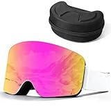 Peelanmall Skibrille Herren,Skibrille Damen,Motocross Brille für Brillenträger, Anti-Beschlag mit...