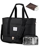 LOVEVOOK Reisetasche Damen, Wasserdicht Weekender Travel Duffel Bag mit Schuhfach, Kliniktasche...