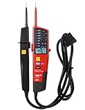 Spannungstester und Durchgangsprüfer, UNI-T UT18C Multifunktion Wasserdichte Digital Voltage Meter...