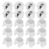 Generisch 20 Stück Nockenschloss Möbelverbinder aus Ferrolegierung und Kunststoff Verdeckte...