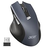 acer Maus Kabellos, 2.4GHz 1600 DPI Funkmaus, 3 Einstellbare DPI Wireless Mouse mit 6 Tasten,...