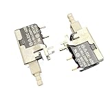 ICYJRFHLTF 5PC KDC-A09 TV-3 Self-Locking Power Switch MU243 Button with Lock 2 pin 5A Adjustable...
