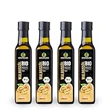 Kräuterland Bio Walnussöl 4X250ml (1L), Bio Walnusskern, kaltgepresst, naturrein ohne...