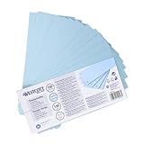 Westcott Trennstreifen 100 Stück Pastellblau | Robuste Heftstreifen 190g/m² für A4 Ordner |...