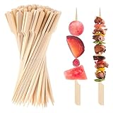 Spieße Fingerfood, Abeillo 100 x 15cm Cocktailspieße, Holz Cocktail Sticks Cocktail Spieße...