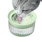Auslaufsicherer Wassernapf für Hunde, 1800 ml, langsames Trinken, schwimmender Wasserspender, für...