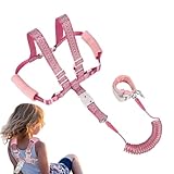 Kindergeschirr mit Leine, Handgelenkleine, verstellbar mit reflektierendem Block, Anti-Verlust, für...