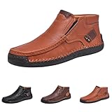 Barfuss Schuhe Herren wasserdichte Komfort Barfußschuhe Leder Outdoor Running Sportschuhe...
