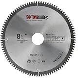 Saxton TCT Negativrechen/Haken, Kreisklinge, 216 mm x 100 T x 30 mm Bohrung