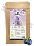 koawach Blaubeer Milchshake Pulver 375g - Bio, Vegan, Fairtrade - mit Koffein aus Guarana -...