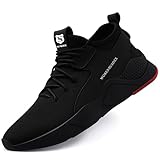 SUADEX Arbeitsschuhe Sicherheitsschuhe Herren Damen Leicht Atmungsaktiv Stahlkappenschuhe Unisex...