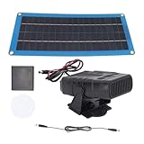 Autoheizung mit Solarpanel, Gewächshausheizung mit Solarpanel, Winterwärmer, 30 W, tragbares Auto,...