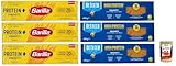 Pasta High protein Testpaket, De Cecco und Barilla Spaghetti, Italienische Hartweizennudeln, 6...