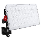 OUSIDE LED Strahler Außen 100W, Ultrahelle 8910LM LED Scheiwerfer Mit Stecker, IP66 Wasserfest LED...