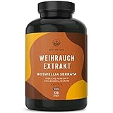 Weihrauch Extrakt - Indischer Boswellia Serrata - 270 Kapseln (500mg - 85% Boswelliasäure) -...