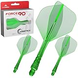 Mission Darts | Force 90 Vortex | Integriertes Präzisions-geformtes Dartflug- und Schaftsystem |...