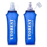 UTOBEST Soft Flask, TPU faltbare Trinkflaschen, Wasserflasche BPA-Frei Sportflasche für...