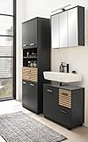 Schildmeyer Badmöbel-Set Katta 702057, Spiegelschrank, Waschbeckenunterschrank, Hochschrank,...
