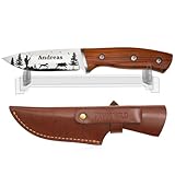 ADAM WILD Jagdmesser mit Gravur | Geschenke für Jäger | personalisiertes Geschenke für Männer |...