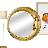 Besreey Badezimmerspiegel – Retro 90er Jahre Spiegel Mond Hexe Wand für Badezimmer, leichtes...