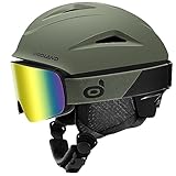 Odoland Skihelm und Skibrille Set Snowboardhelm mit Snowboardbrille für Damen und Herren und Jugend...