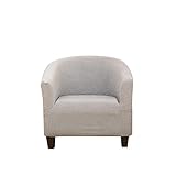 Daesar Copridivano 1 Posto, Copridivano Elasticizzato Universale Fantasia Reticolo Tinta Unita Copri...