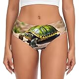 HUIopq Lord Howe Island Sea Turtle Print Damen-Unterwäsche, Stretch-Slip, hautfreundliche Höschen,...