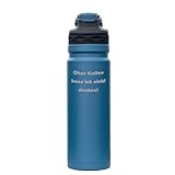 Contigo Thermosflasche Free Flow Bluecorn 700ml farbig personalisiert mit Namen | Autoseal®-Deckel...